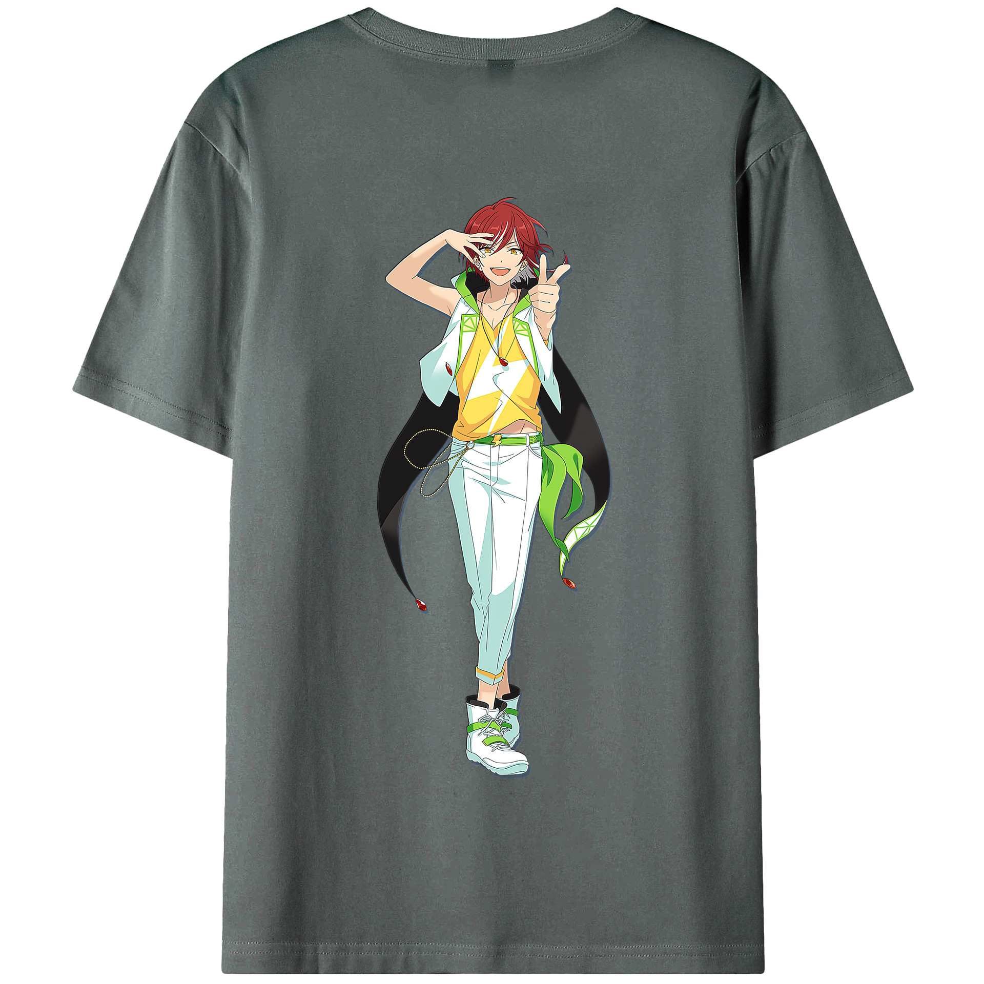 （画像用） あんさんぶるスターズ! Ensemble Stars 綿100％半袖Tシャツ（背面プリント）